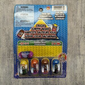 JA-RU Crazee Jumpin' Beans  5 Pack Brand New Sealed 2004 Flip 'em! Trade 'em!